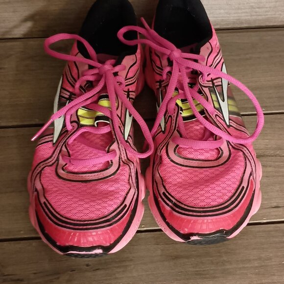 Brooks PureFlow Women Pink Running Shoes Size 6 - Picture 4 of 13